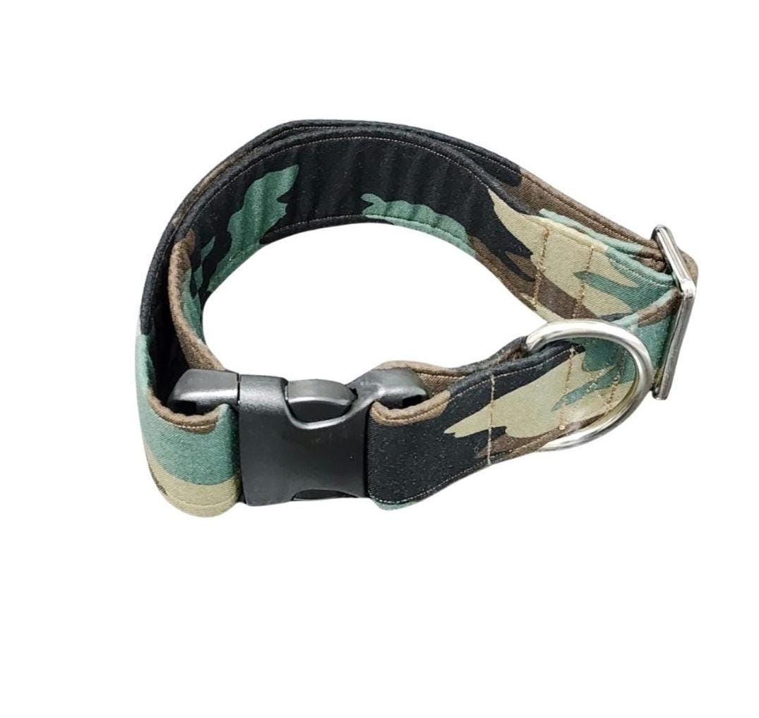 Wide Camo Dog Collar