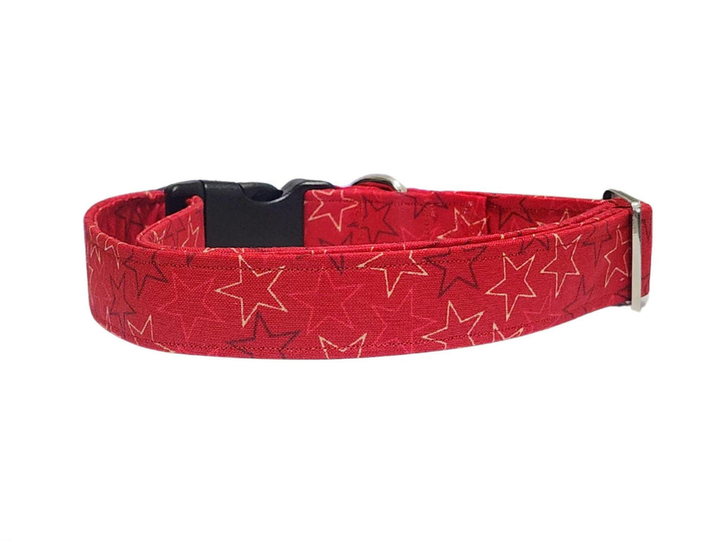 Red With Star Dog Collar