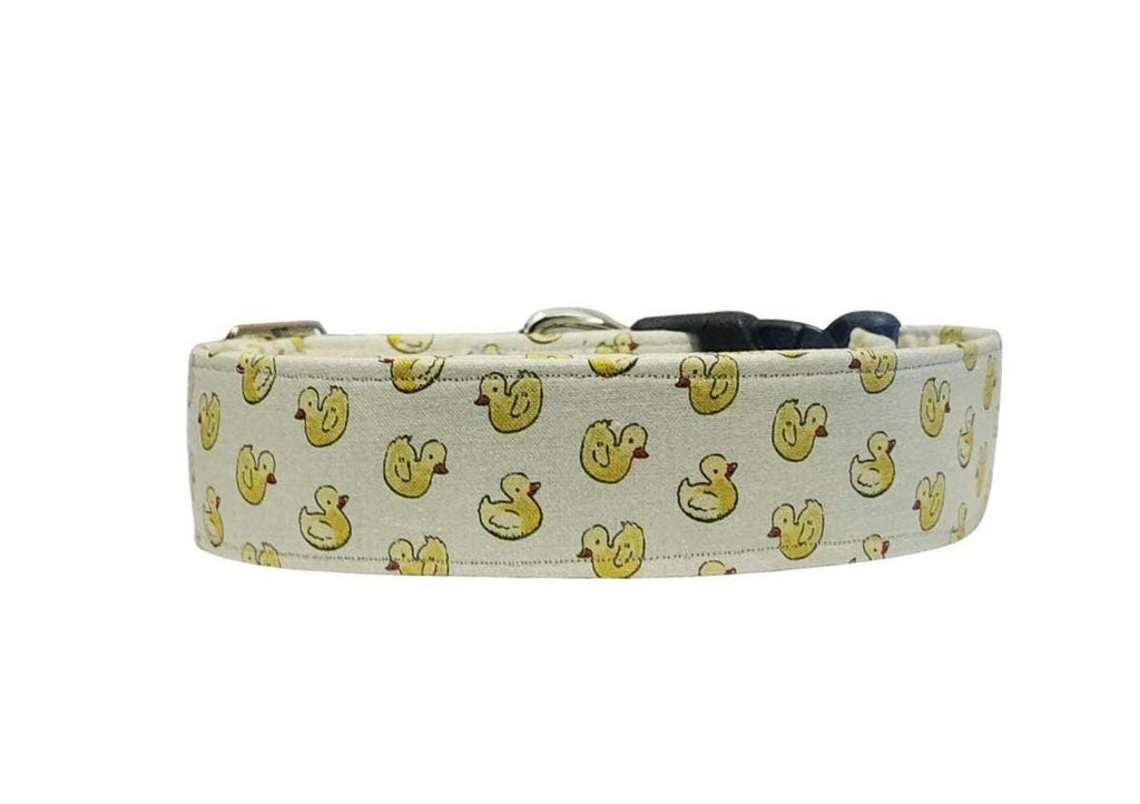 Wide Rubber Duck Dog Collar