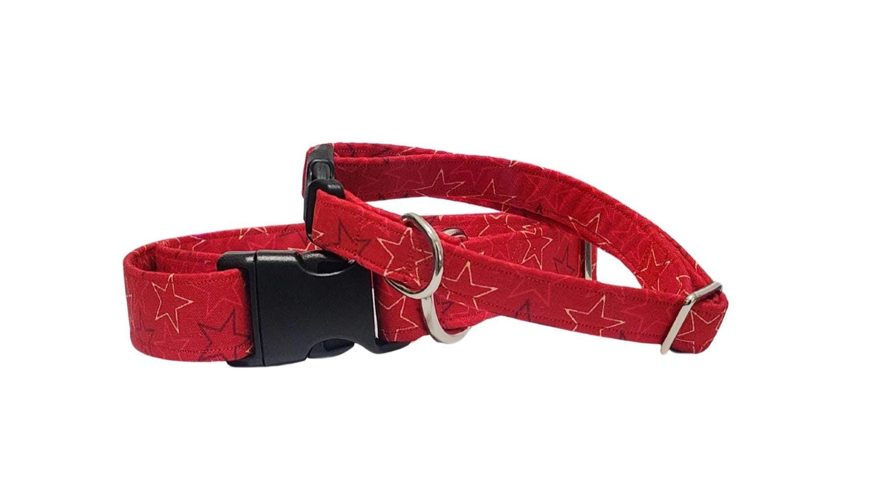 Red With Star Dog Collar