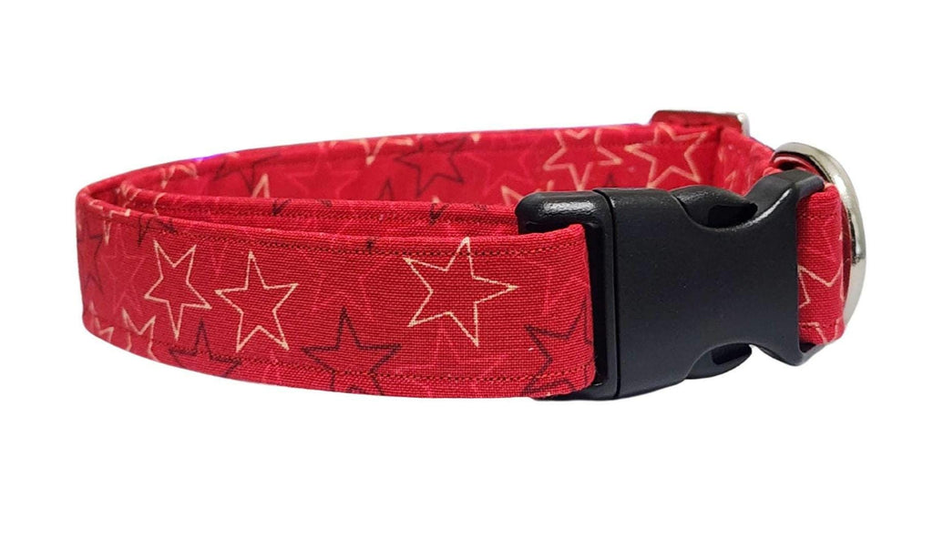 Red With Star Dog Collar