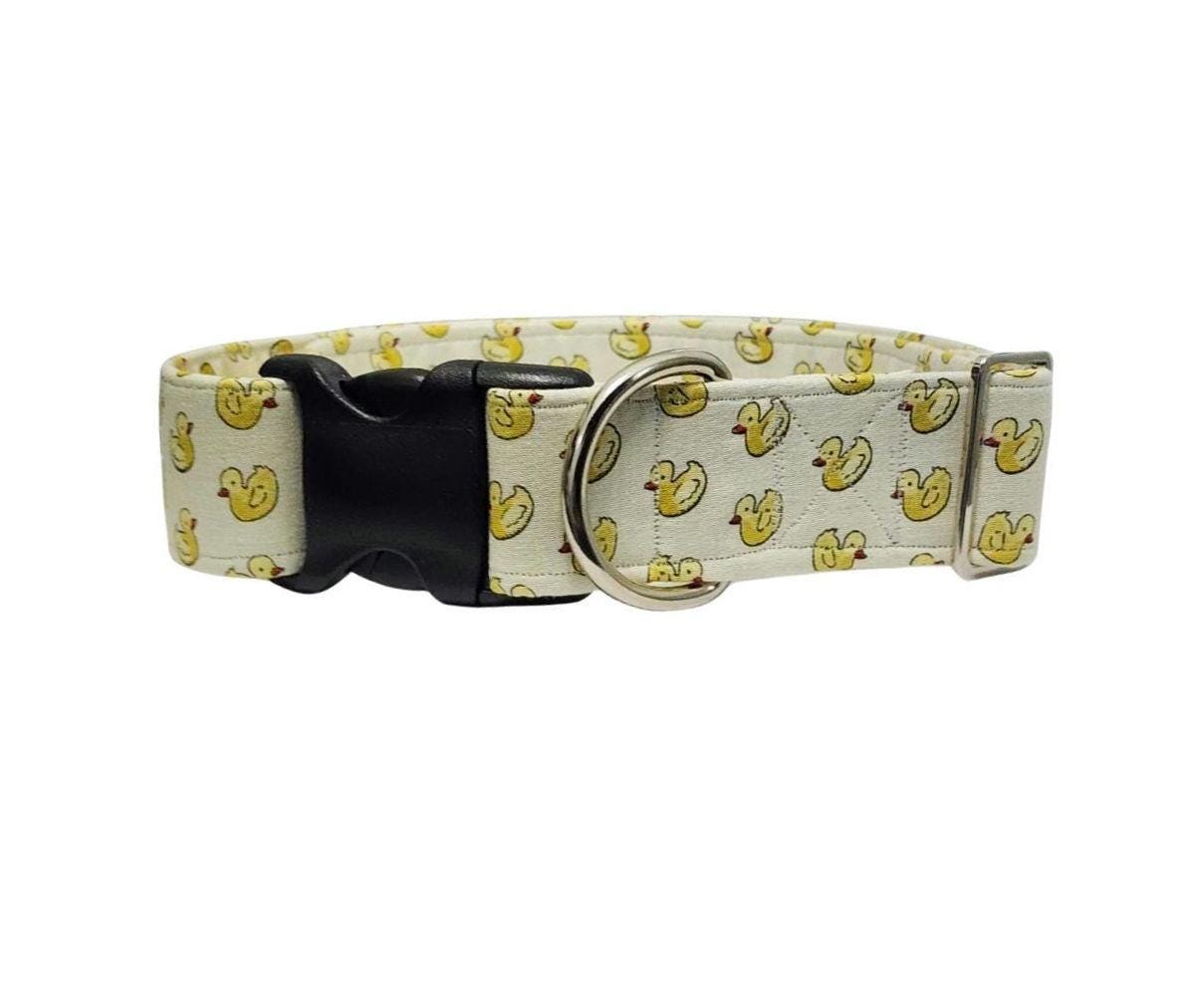 Wide Rubber Duck Dog Collar