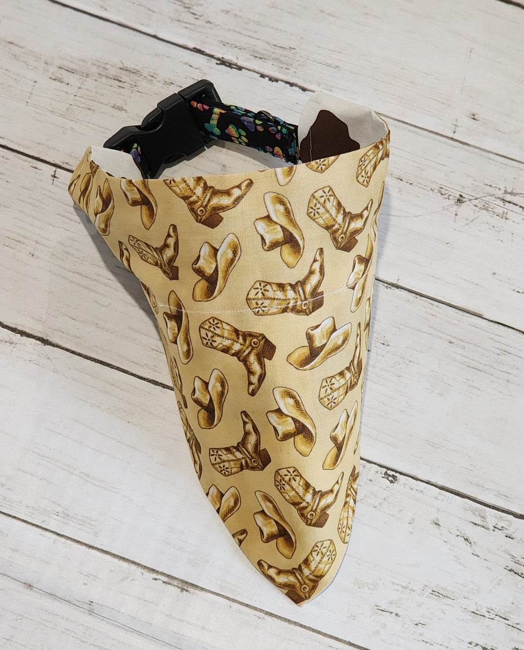 Western Boot & Cow Print Bandana