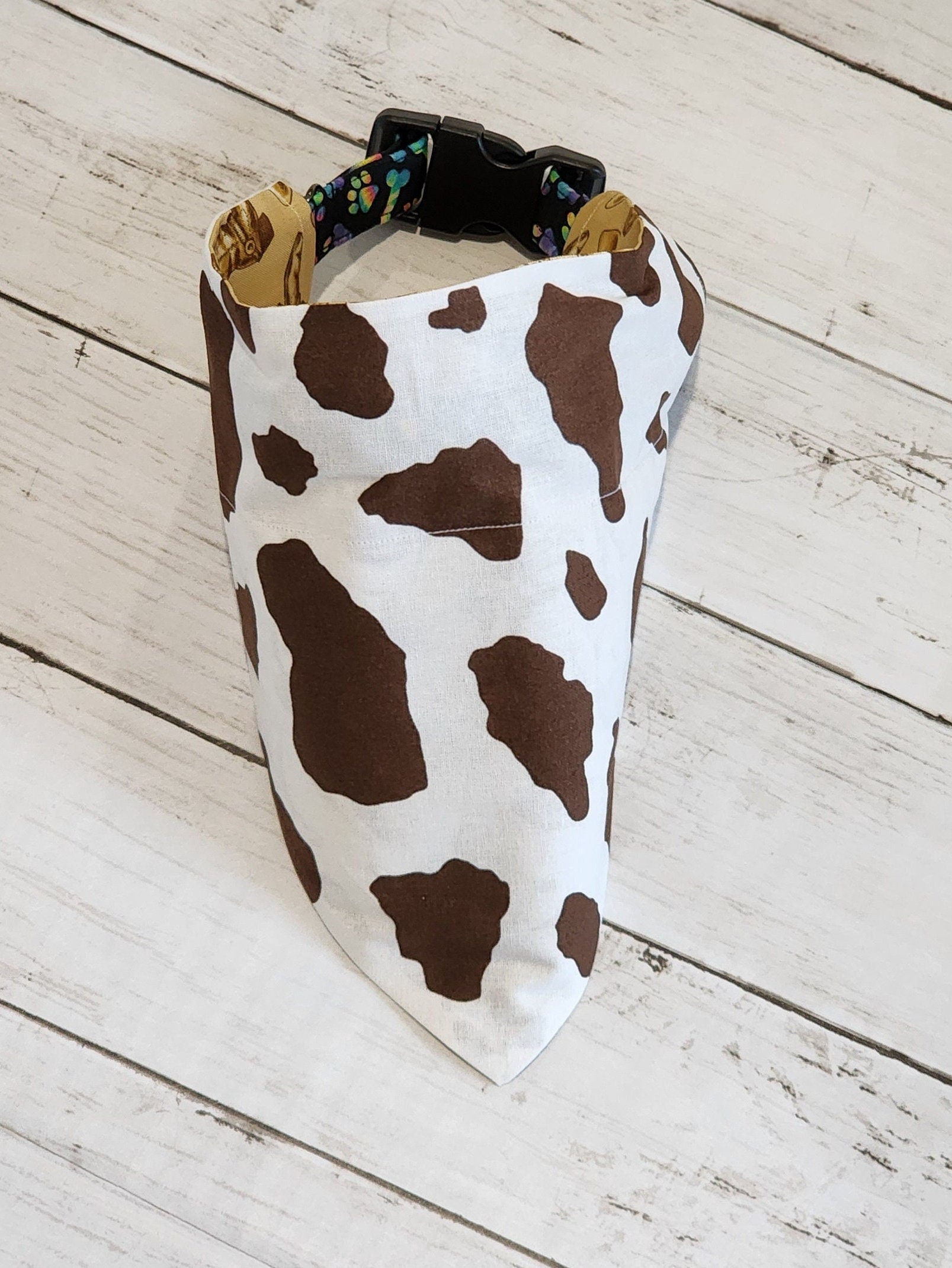Western Boot & Cow Print Bandana