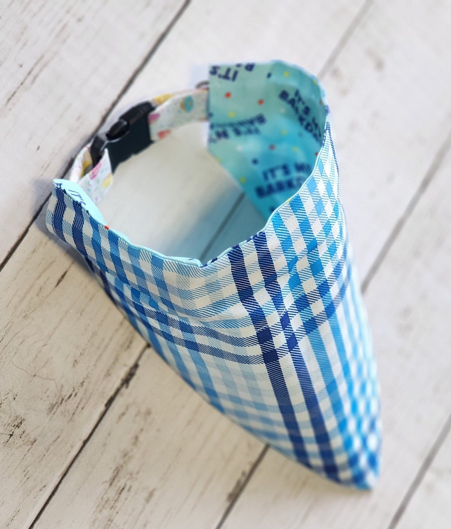 Blue Barkday Bandana
