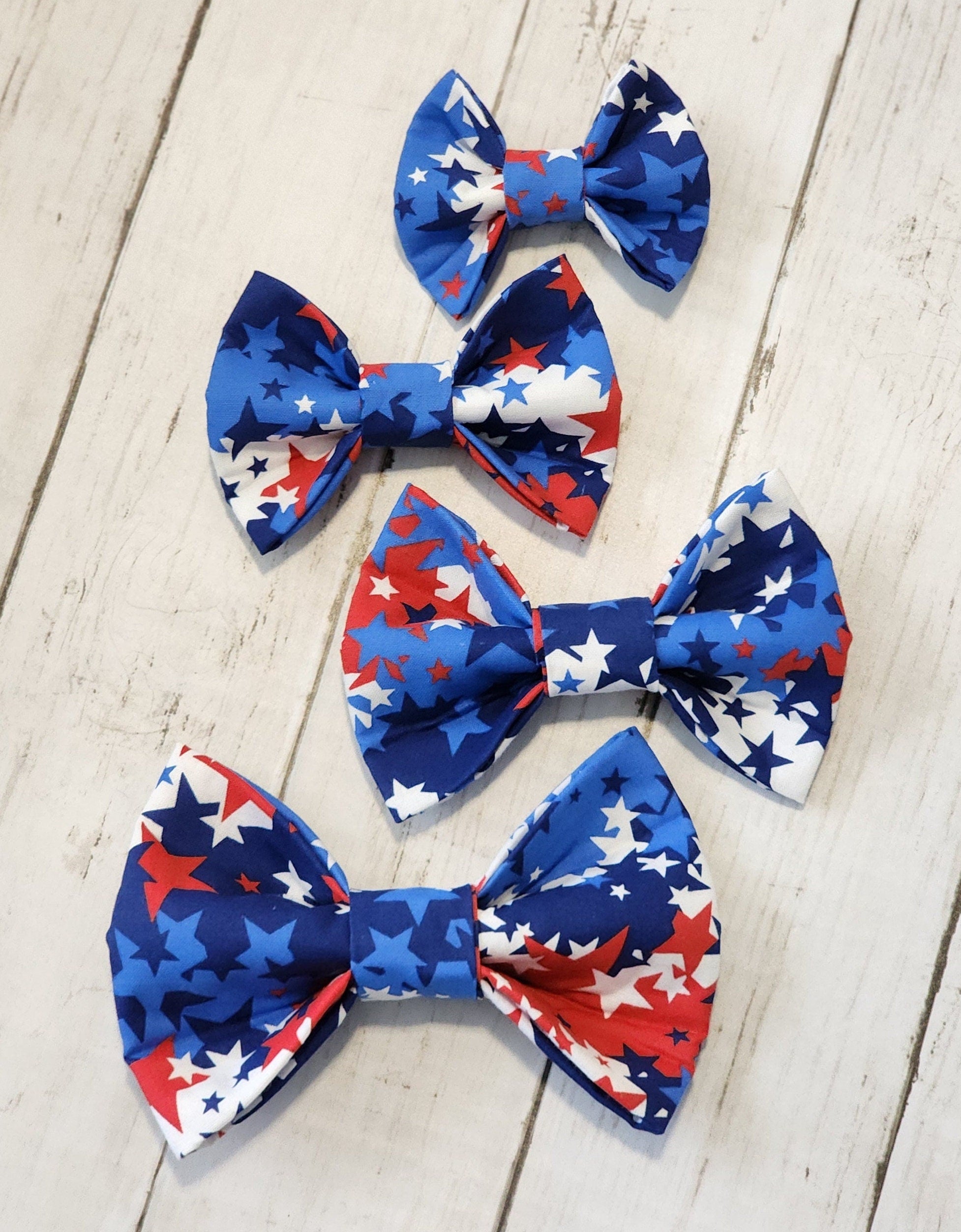 Blue Camo Pet Bow Tie