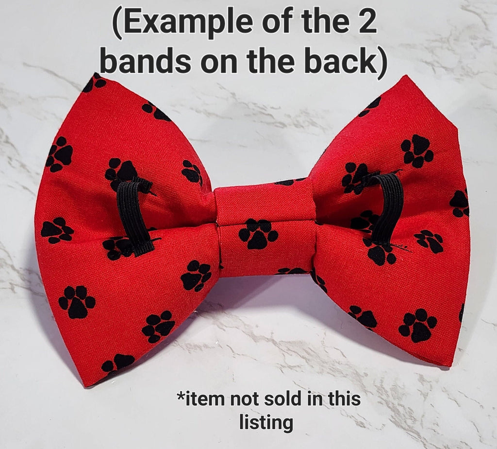 Solid Pink or Polka Dot Dog Bow Tie