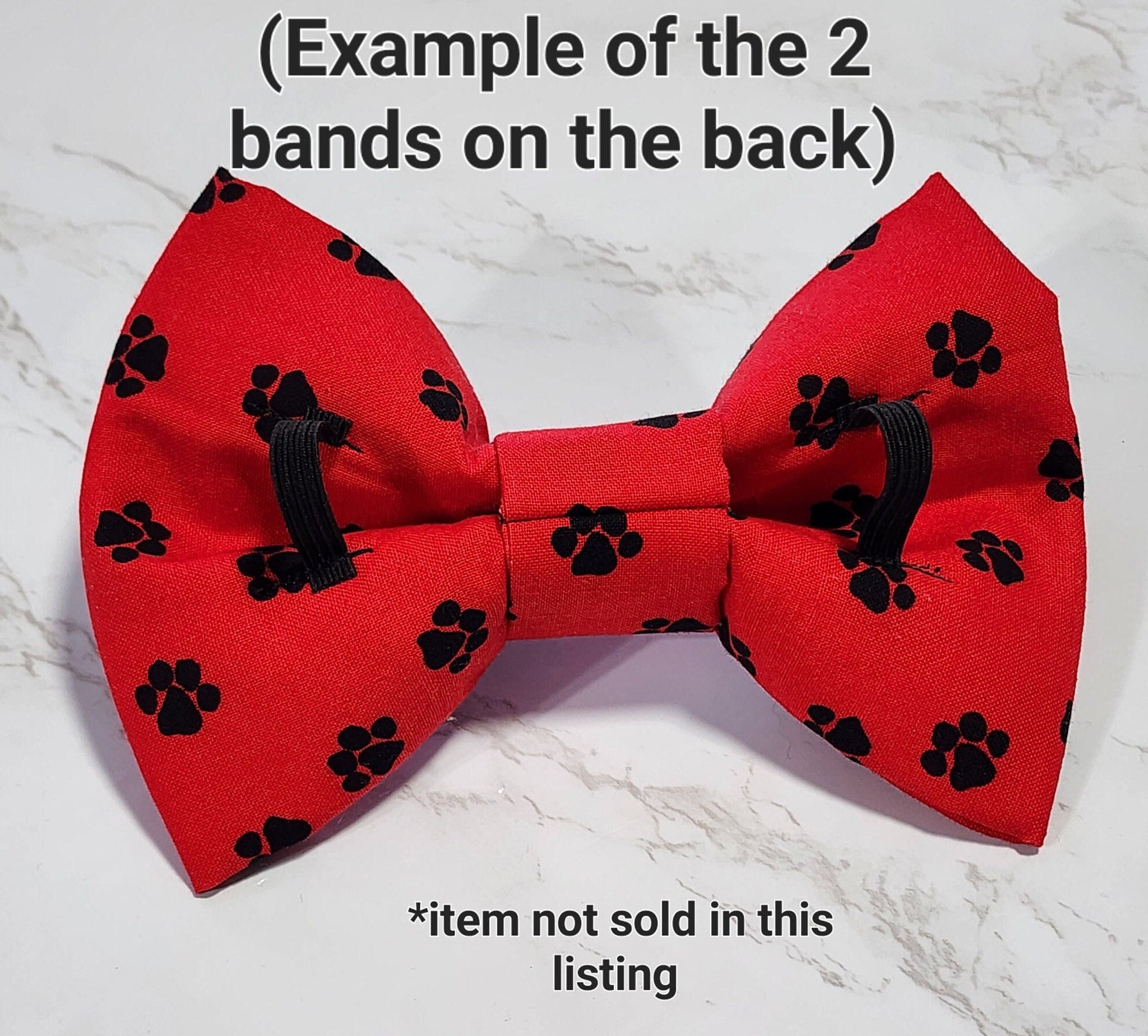 Solid Pink or Polka Dot Dog Bow Tie