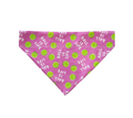 Pink Ball Is Life Dog Bandana