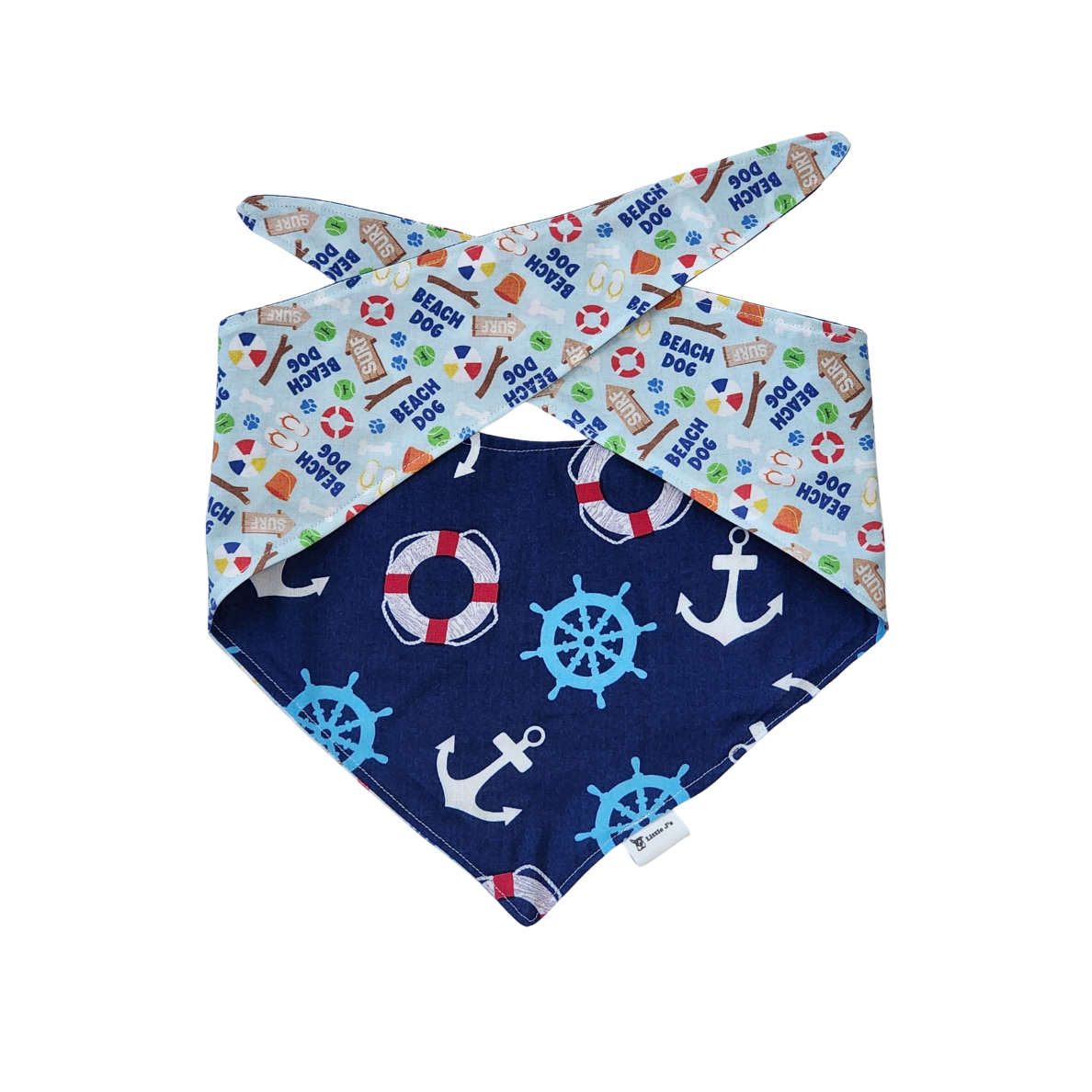 Beach Dog Tie On Summer Bandana