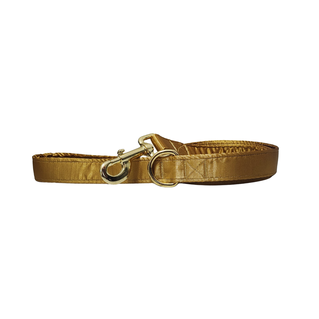 Gold Satin Leash