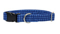 Blue Plaid Dog Collar