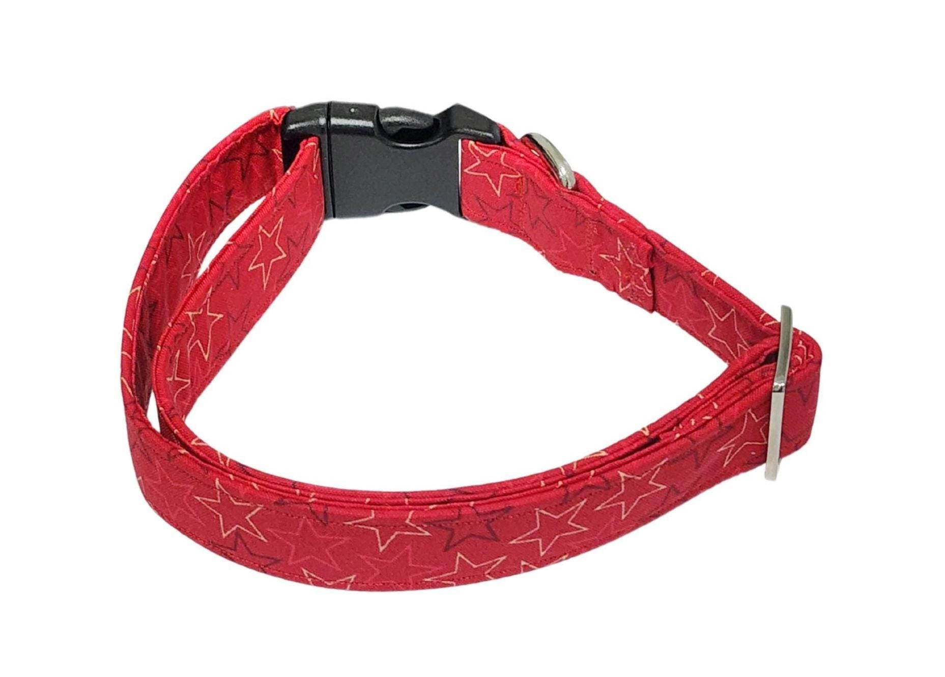 Red With Star Dog Collar