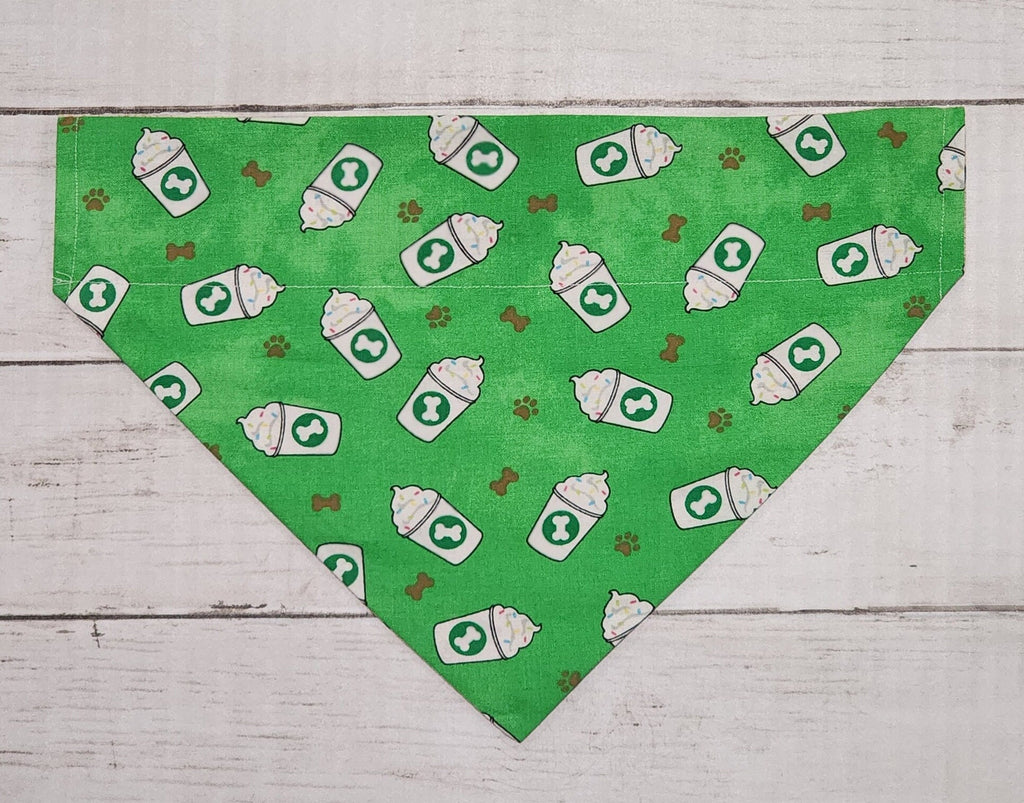 Green Pup Cup and Bone Bandana