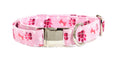 Pink With Paws Dog Collar