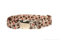 Brown Dog Collar With Paws