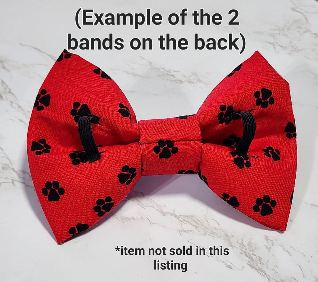 Tan With Brown Paws Pet Bow Tie