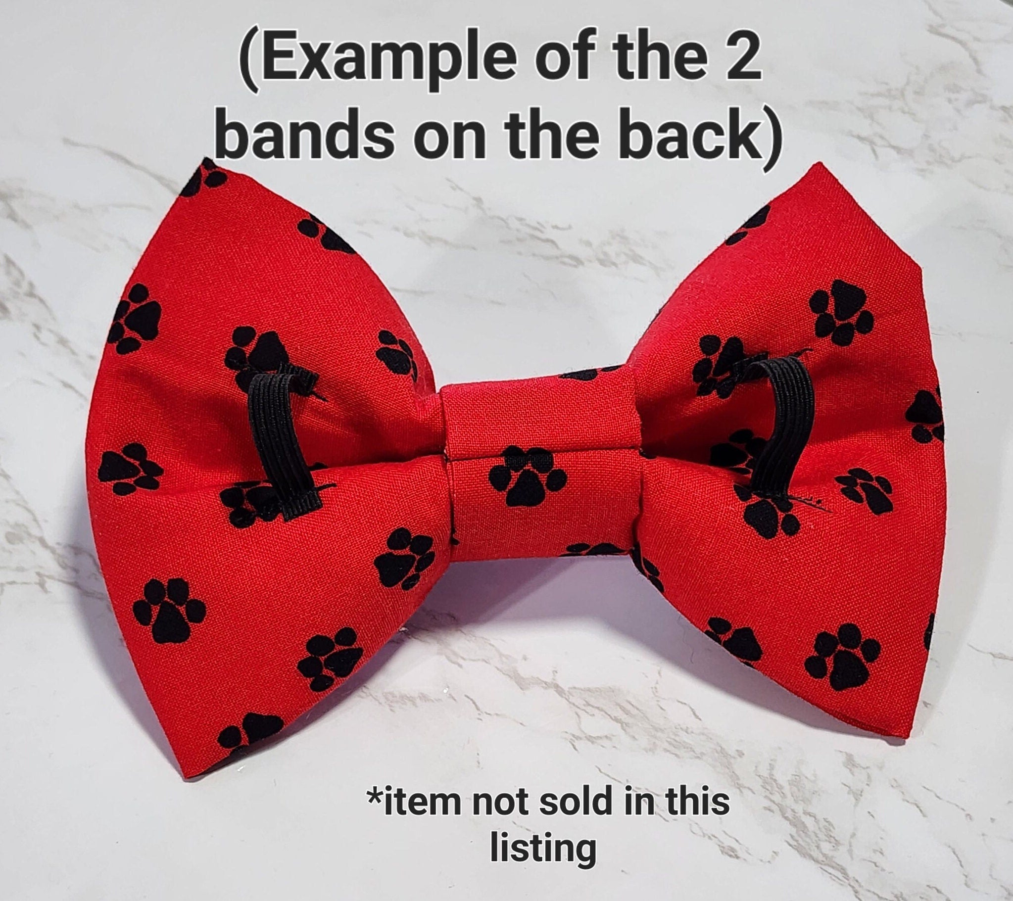 Tan With Brown Paws Pet Bow Tie