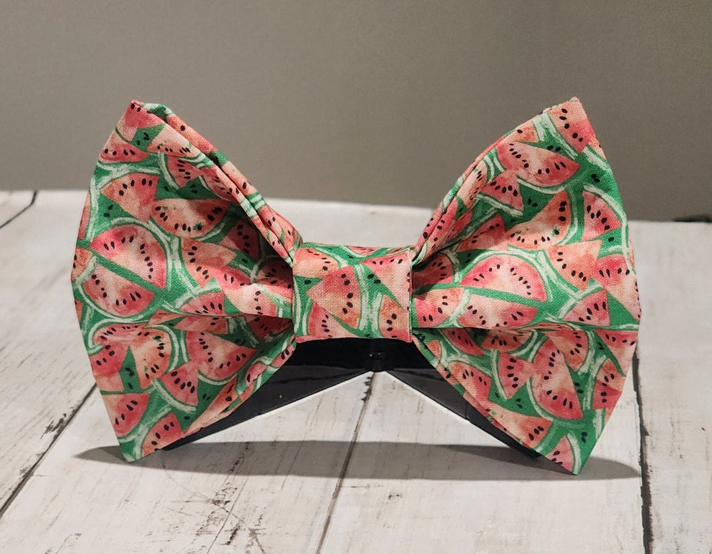 Watermelon Dog Bow Tie